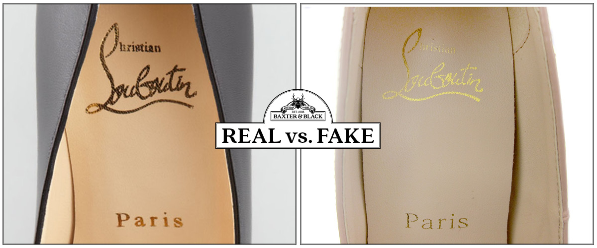 Real vs Fake to tell Louboutins are real?