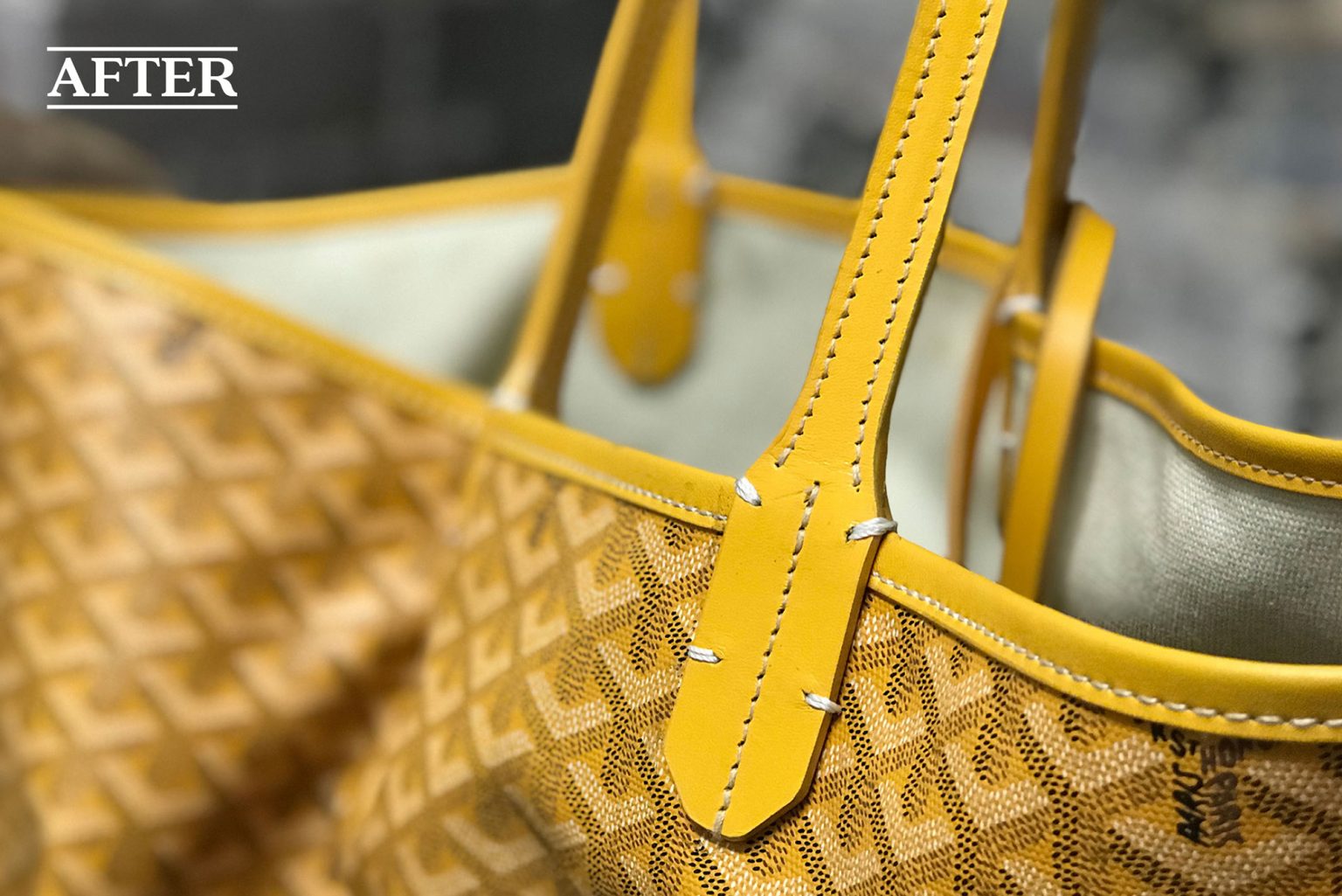 Goyard tote strap repair | Designer handbag repair Sydney