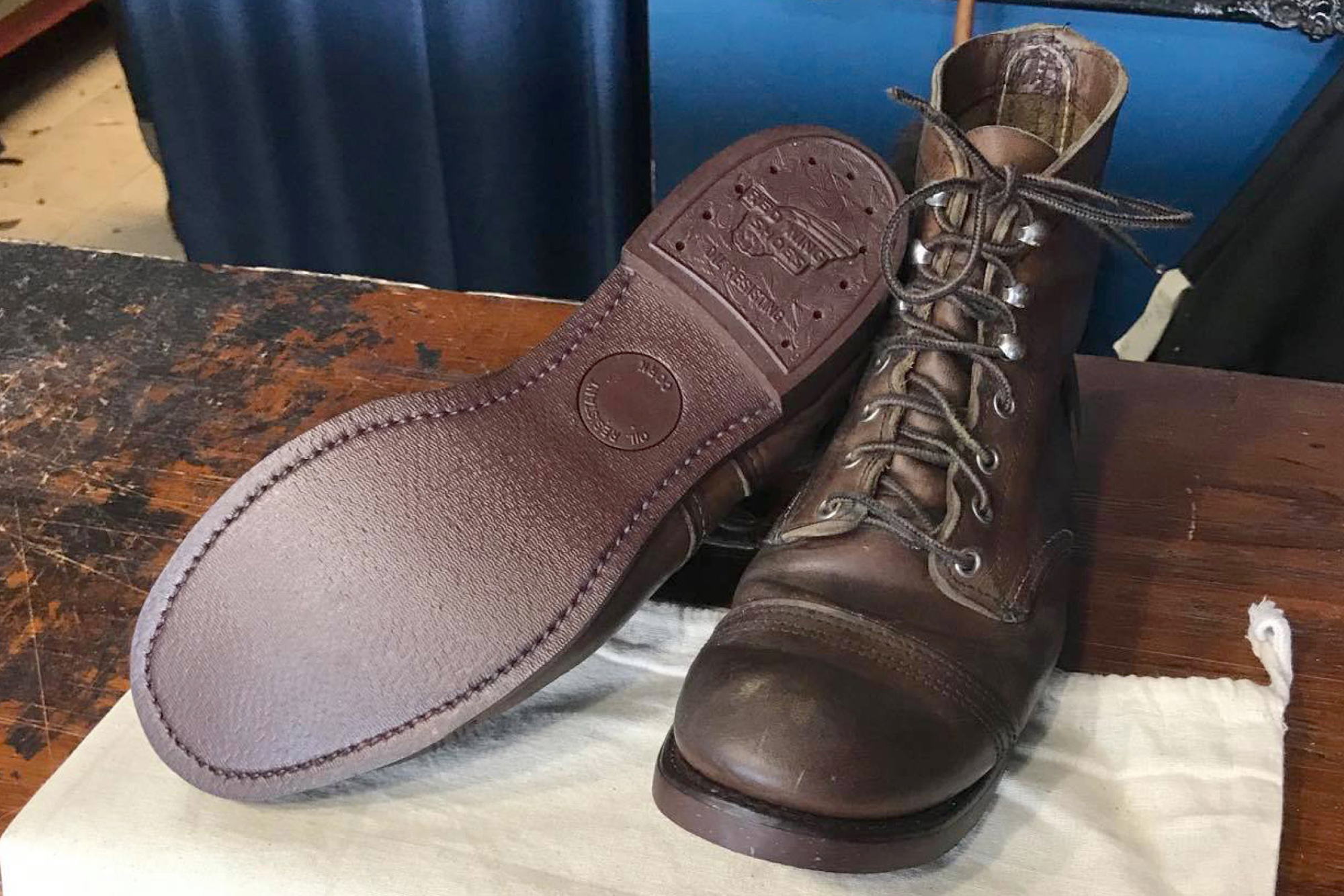 Red Wing boot resole | A Red Wing 'Back to New' Service