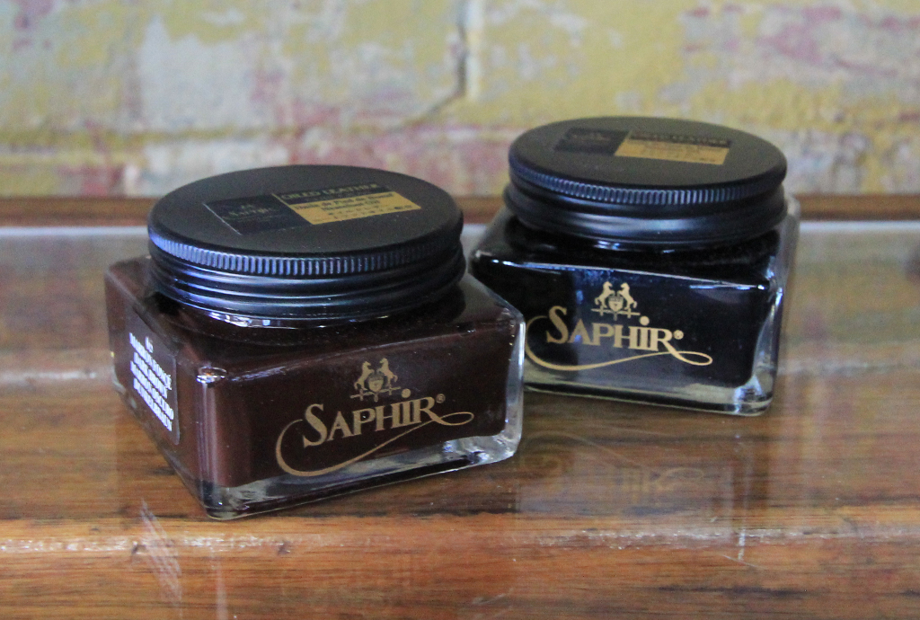 saphir greasy leather cream