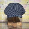 SonFather-Workshop-Denim-stripe-cap-front