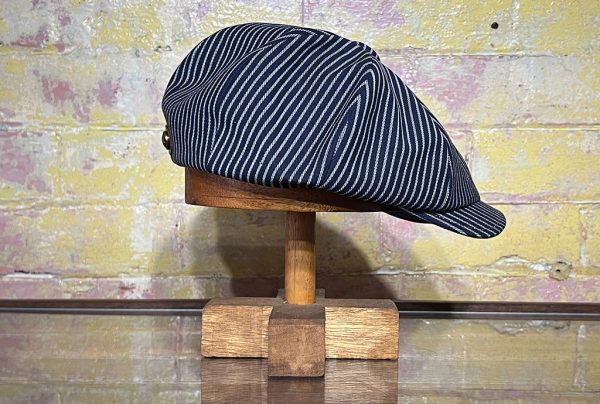 Father-Son-Workshop-Denim-stripe-cap-side