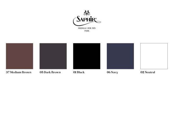 Saphir-Suede-Spray-colour-chart