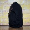 Waxed canvas Triangle Backpack Black